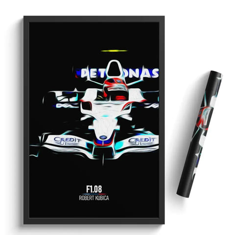 Affiche ou Tableau BMW Sauber F1.08 Robert Kubica Formule 1