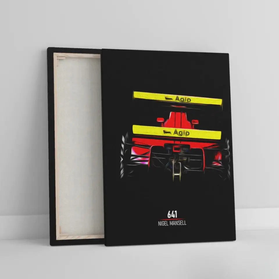 Affiche ou Tableau Ferrari 641 Nigel Mansel Formule 1