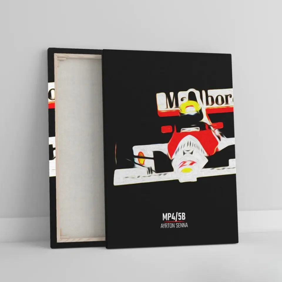 Affiche ou Tableau McLaren MP4 5B Ayrton Senna Formule 1