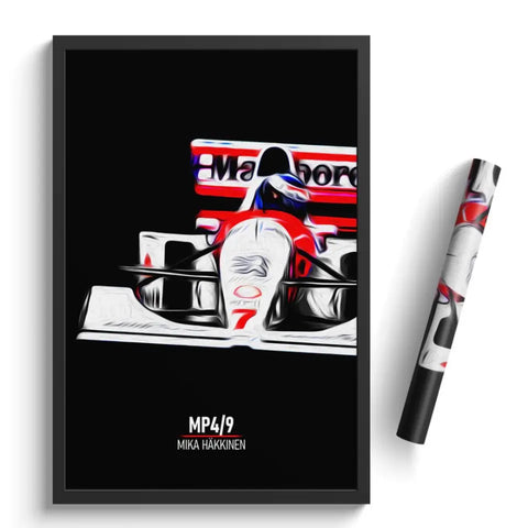 Affiche ou Tableau McLaren MP4 9 Mika Häkkinen Formule 1