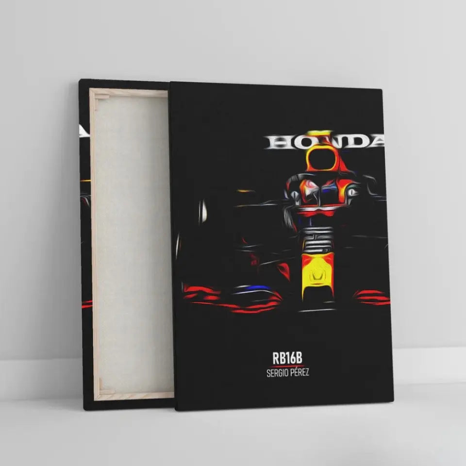 Affiche ou Tableau Red Bull RB16B Sergio Pérez Formule 1