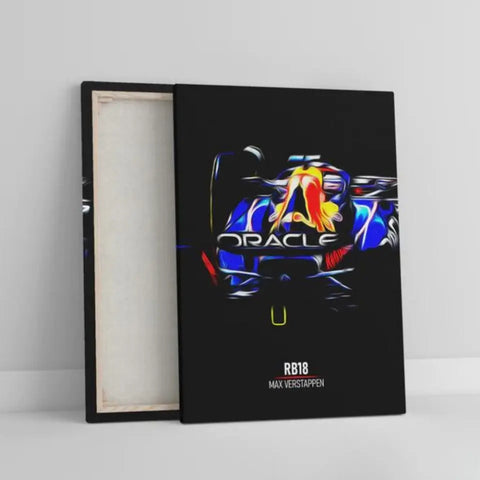 Affiche ou Tableau Red Bull RB18 Max Verstappen 2022 Formule 1