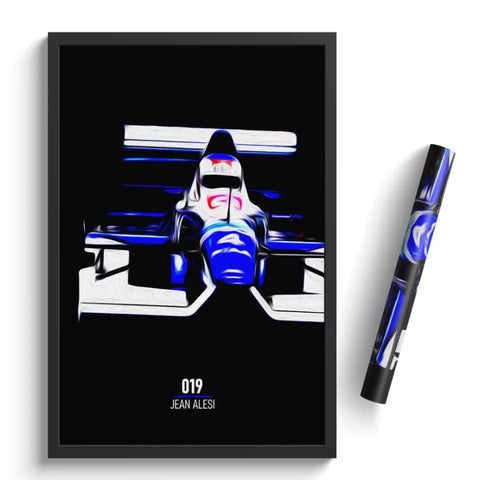 Affiche ou Tableau Tyrrell 019 Jean Alesi 1990 Formule 1