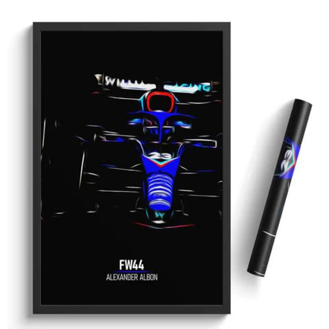 Affiche ou Tableau Williams FW44 Alexander Albon 2022 Formule 1