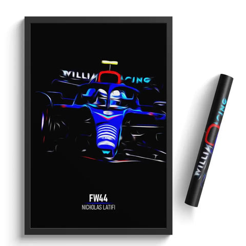 Affiche ou Tableau Williams FW44 Nicholas Latifi 2022 Formule 1