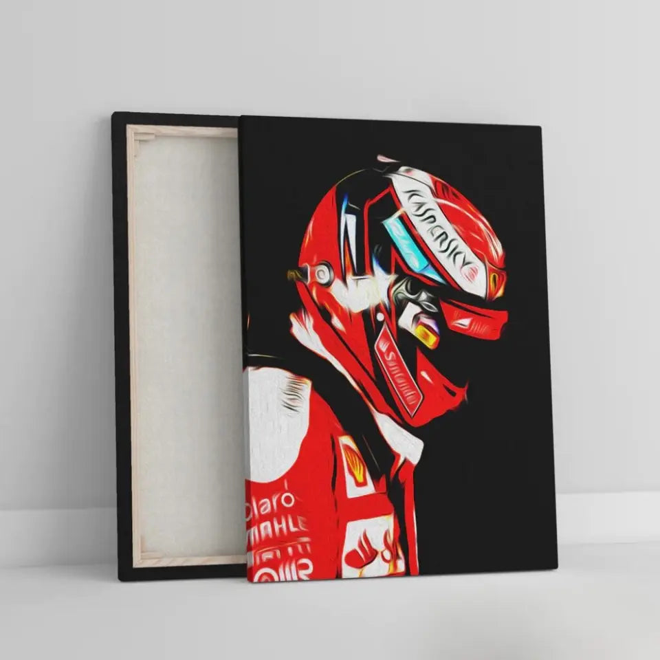 Affiche ou Tableau Kimi Räikkönen Ferrari 2016 Formule 1