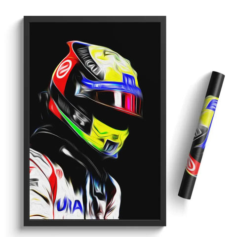 Affiche ou Tableau Mick Schumacher Haas 2021 Formule 1