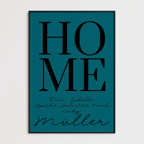 Tableau Famille Personnalisé Home