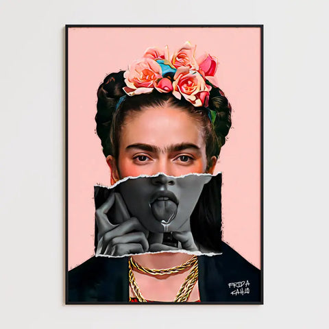 Affiche et Tableau Pop Art de Frida Kahlo