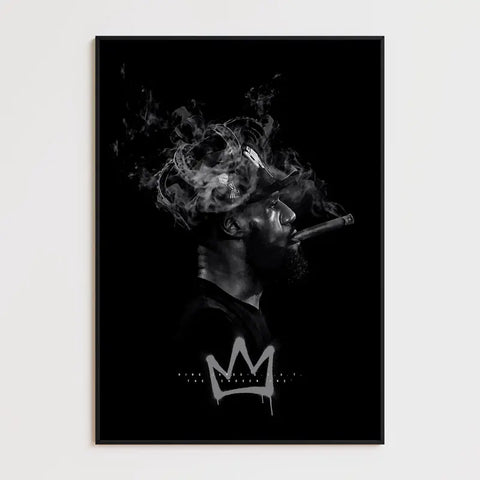 Affiche et Tableau Pop Art de Lebron King James Cigar