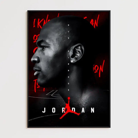 Affiche et Tableau Pop Art de Michael Jordan His Airness