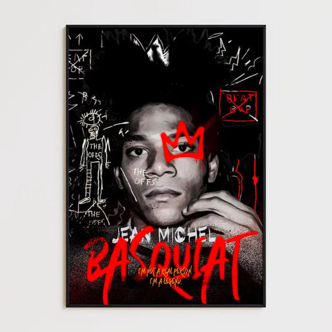 Affiche et Tableau Pop Art de Jean Michel Basquiat The Offs I am a Legend