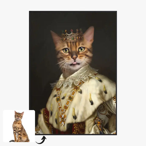 Tableau Animaux Portrait Personnalisé Renaissance Roi Louis Ier de Bavière