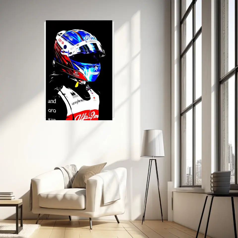 Affiche ou Tableau Valtteri Bottas Alfa Romeo 2022 Formule 1