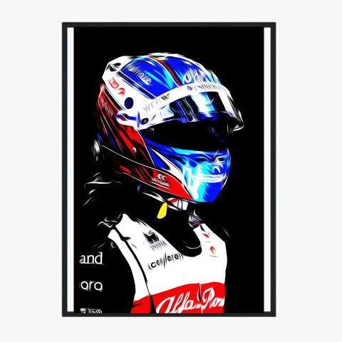 Affiche ou Tableau Valtteri Bottas Alfa Romeo 2022 Formule 1