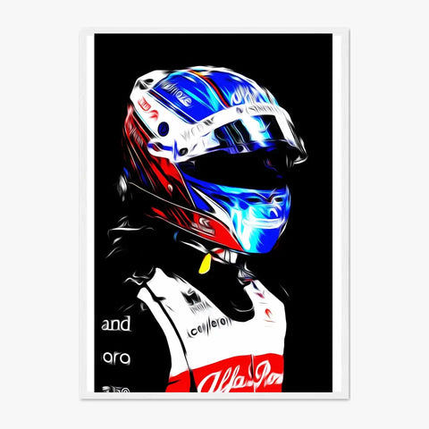 Affiche ou Tableau Valtteri Bottas Alfa Romeo 2022 Formule 1