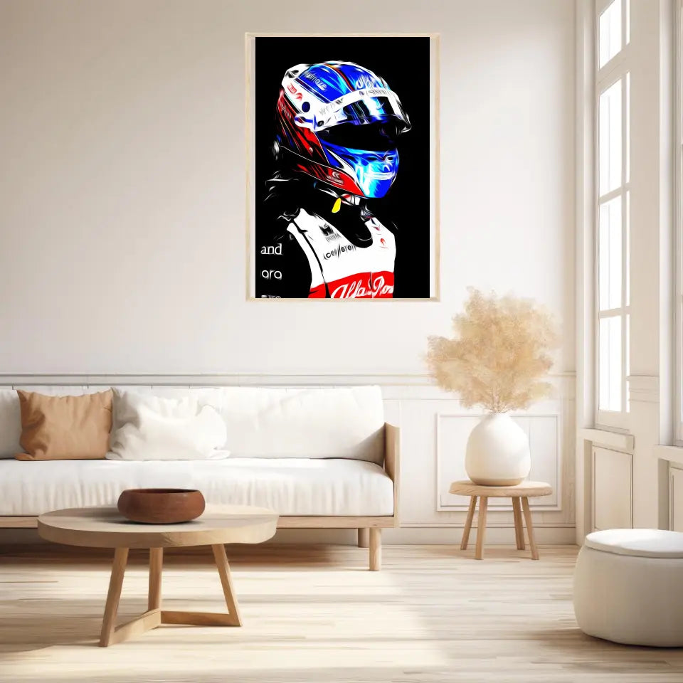 Affiche ou Tableau Valtteri Bottas Alfa Romeo 2022 Formule 1