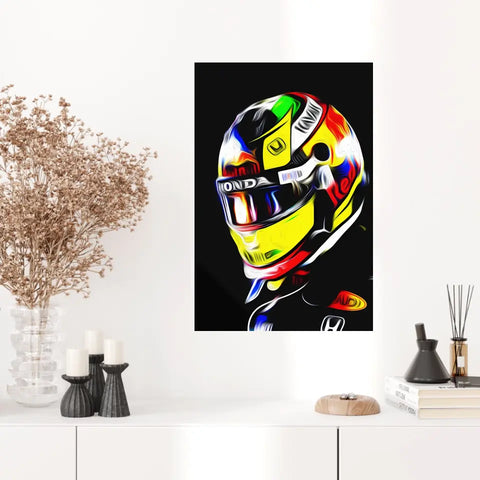 Affiche ou Tableau Sergio Perez Red Bull 2021 Formule 1