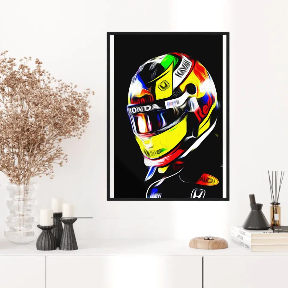 Affiche ou Tableau Sergio Perez Red Bull 2021 Formule 1