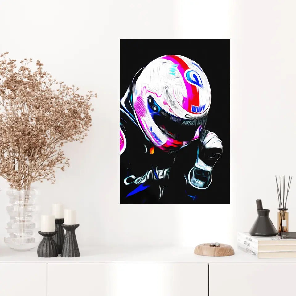 Affiche ou Tableau Sebastian Vettel Aston Martin 2021 Formule 1