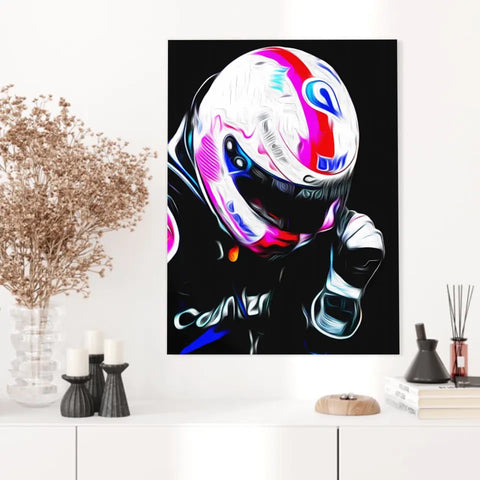 Affiche ou Tableau Sebastian Vettel Aston Martin 2021 Formule 1