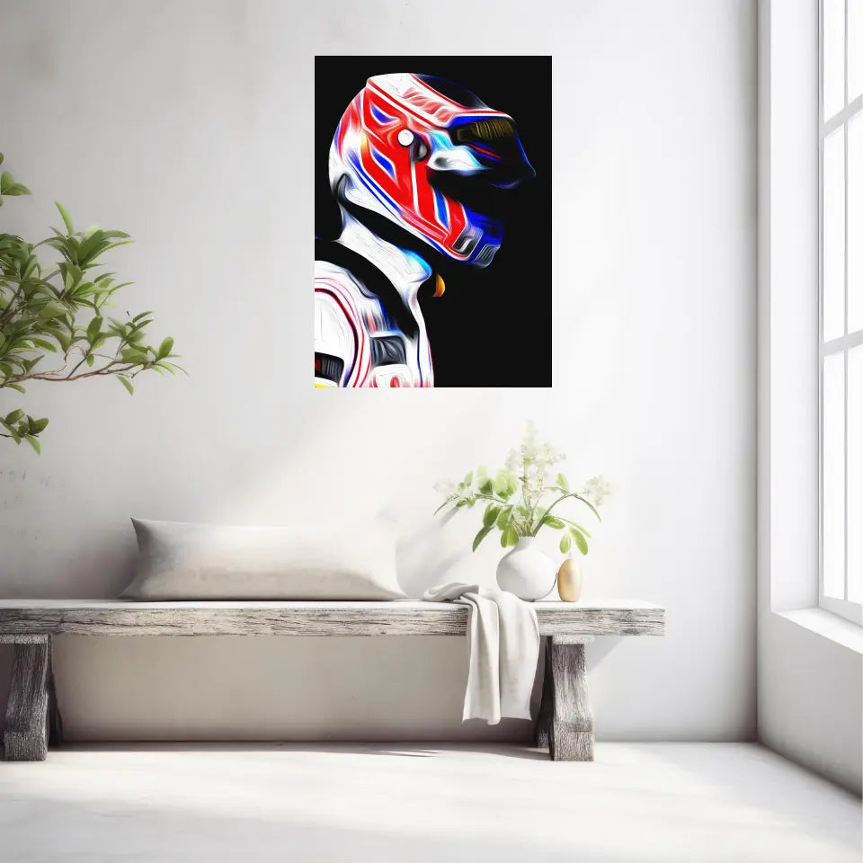 Affiche ou Tableau Jenson Button McLaren 2013 Formule 1