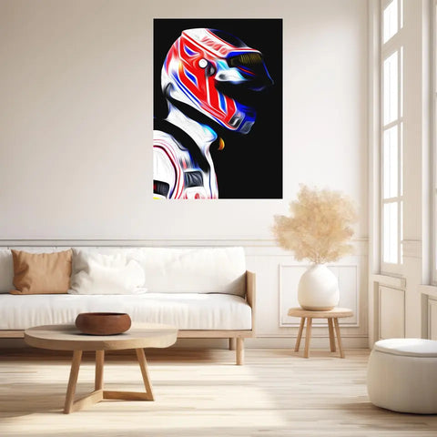 Affiche ou Tableau Jenson Button McLaren 2013 Formule 1