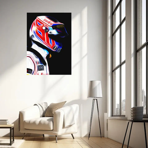 Affiche ou Tableau Jenson Button McLaren 2013 Formule 1