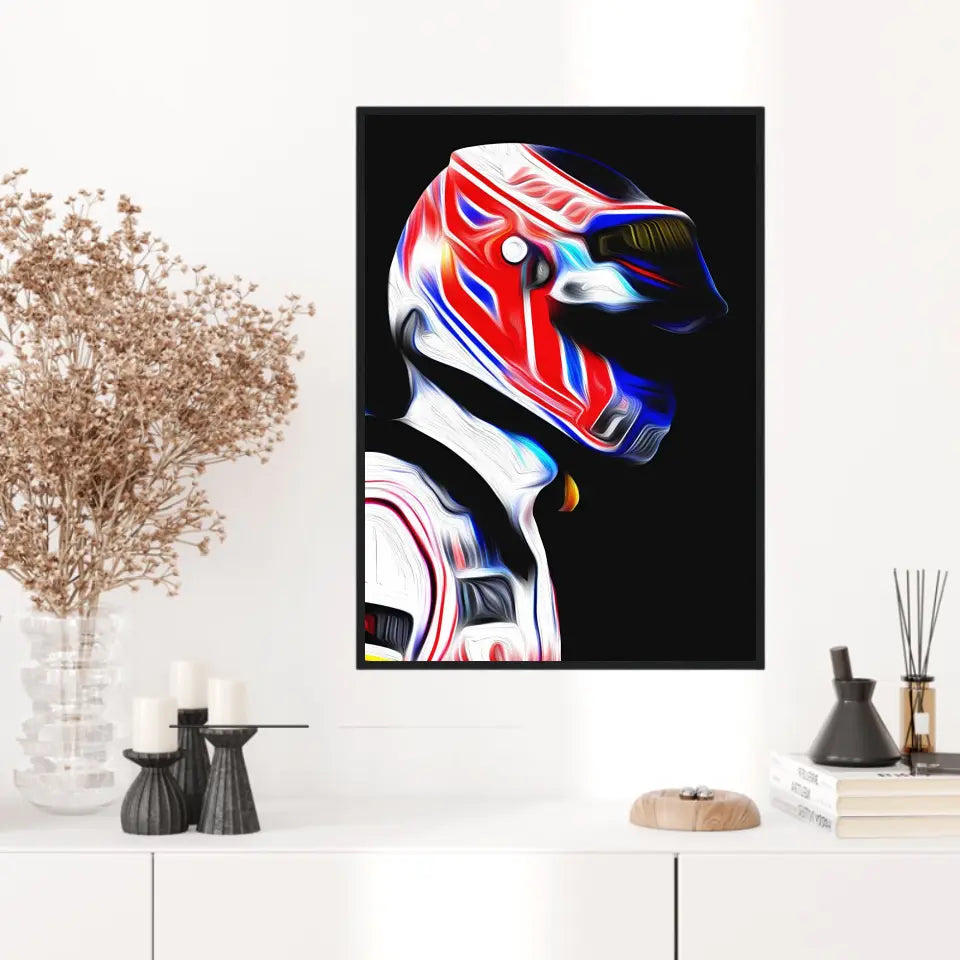 Affiche ou Tableau Jenson Button McLaren 2013 Formule 1