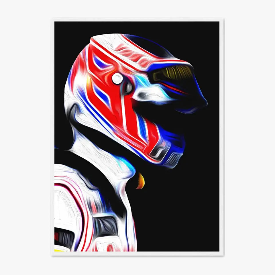 Affiche ou Tableau Jenson Button McLaren 2013 Formule 1