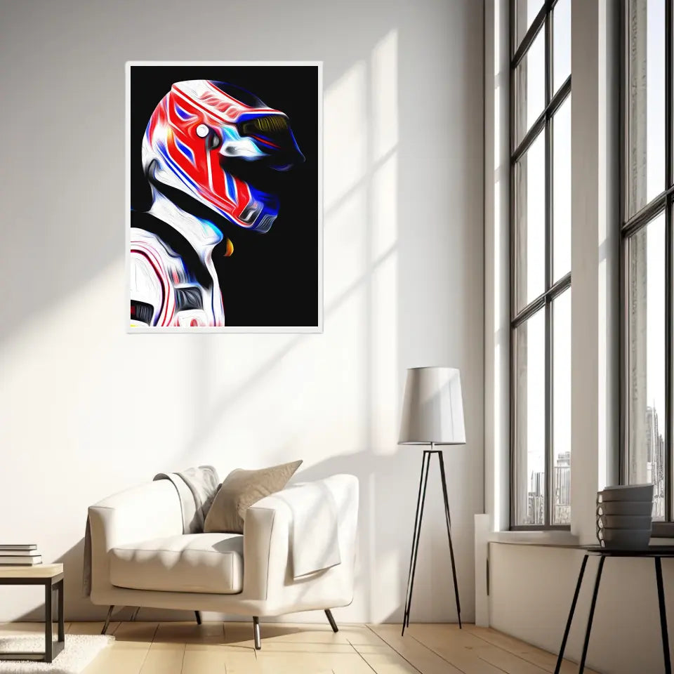 Affiche ou Tableau Jenson Button McLaren 2013 Formule 1