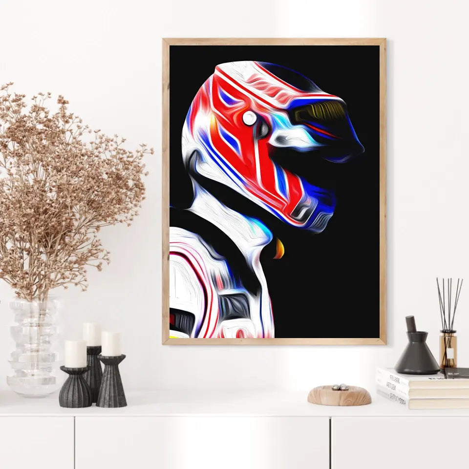 Affiche ou Tableau Jenson Button McLaren 2013 Formule 1