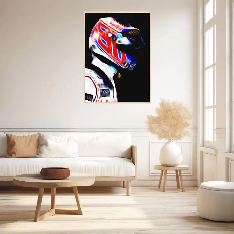 Affiche ou Tableau Jenson Button McLaren 2013 Formule 1