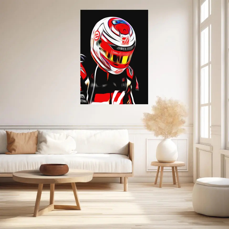 Affiche ou Tableau Kevin Magnussen Haas 2018 Formule 1