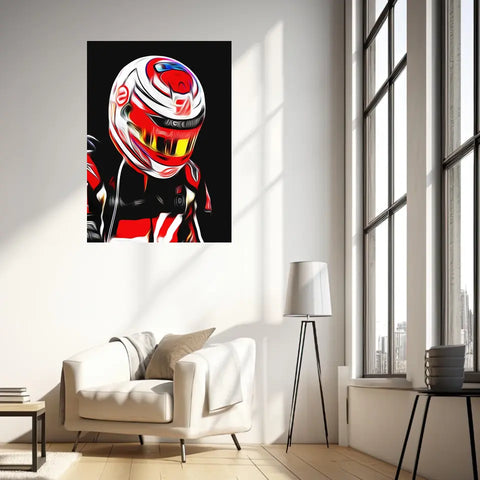 Affiche ou Tableau Kevin Magnussen Haas 2018 Formule 1