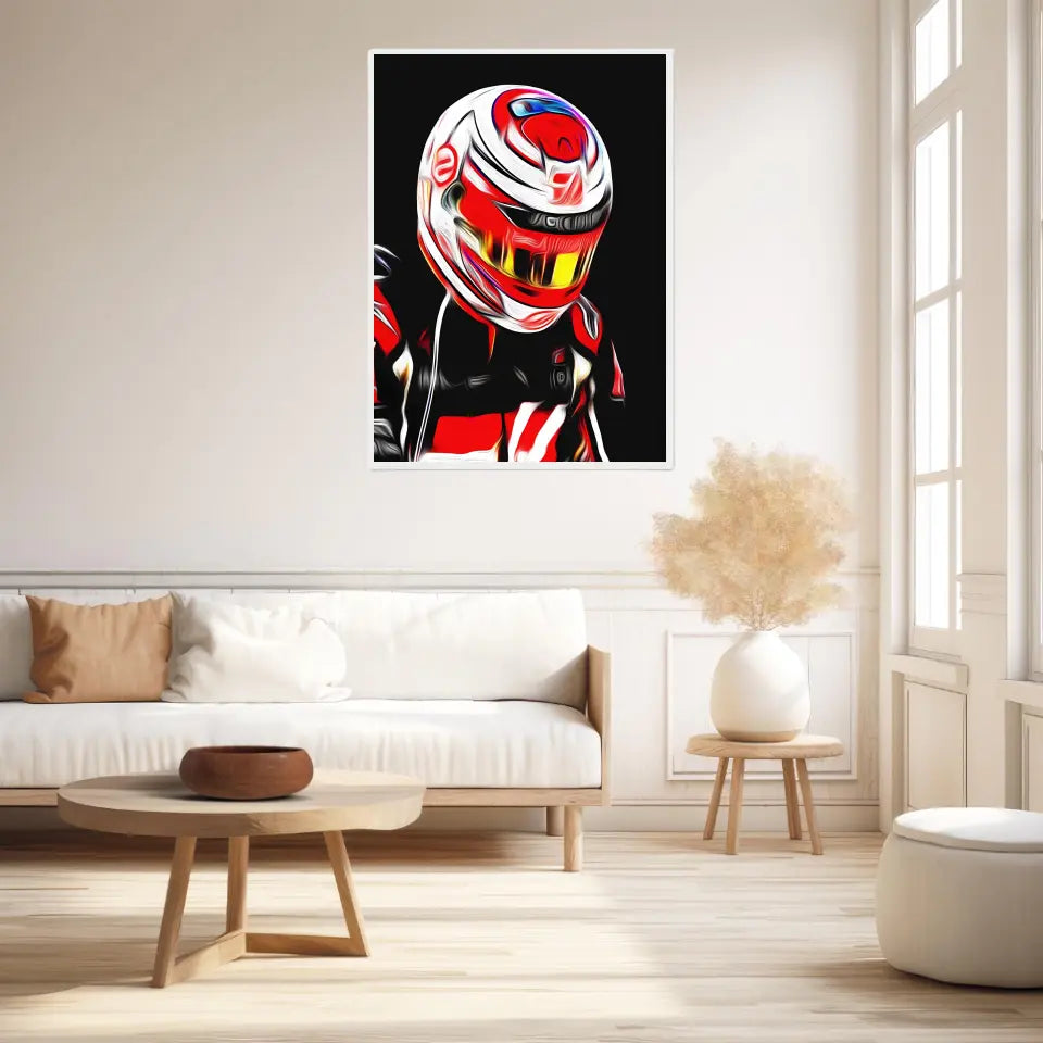 Affiche ou Tableau Kevin Magnussen Haas 2018 Formule 1