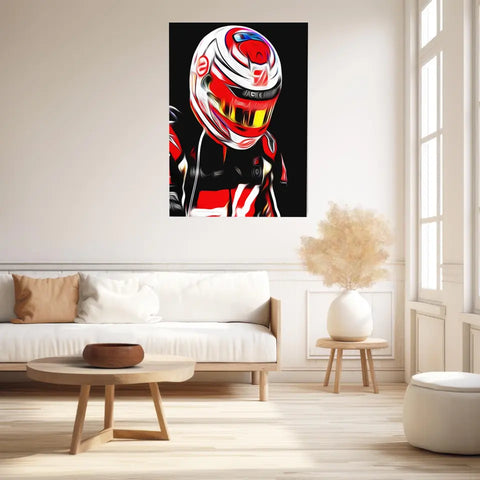 Affiche ou Tableau Kevin Magnussen Haas 2018 Formule 1