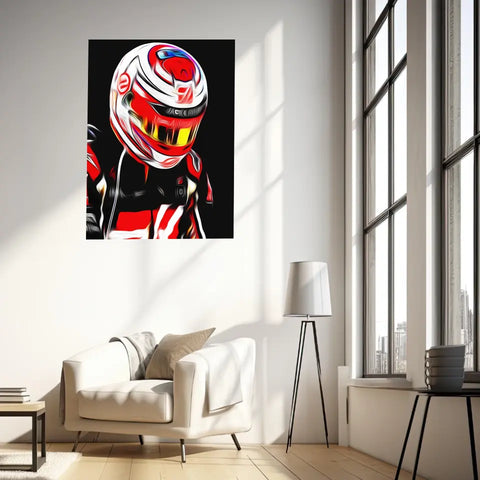 Affiche ou Tableau Kevin Magnussen Haas 2018 Formule 1