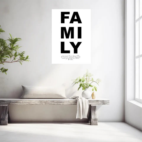 Tableau Famille Personnalisable Photo Family