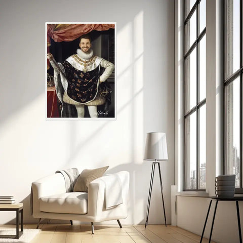 Tableau Homme Portrait Personnalisé Henri IV Roi de France