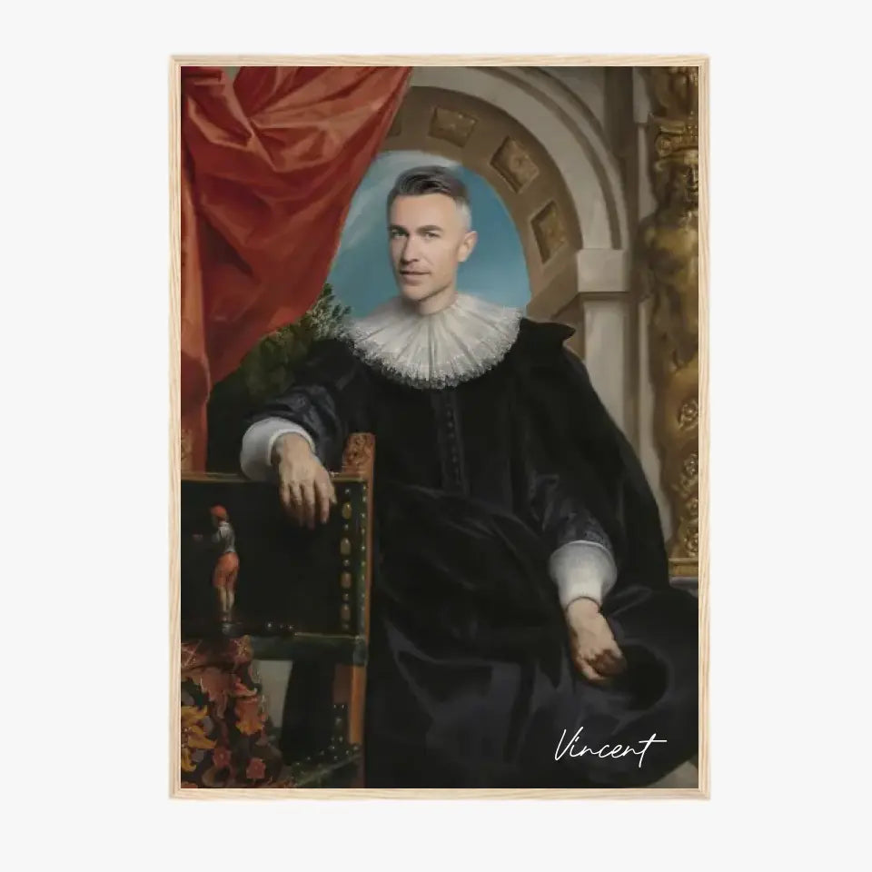 Tableau Homme Portrait Personnalisé Rogier Le Witer