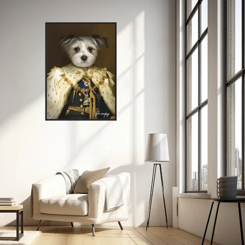 Tableau Animaux Portrait Personnalisé Renaissance Roi George V de Grande-Bretagne