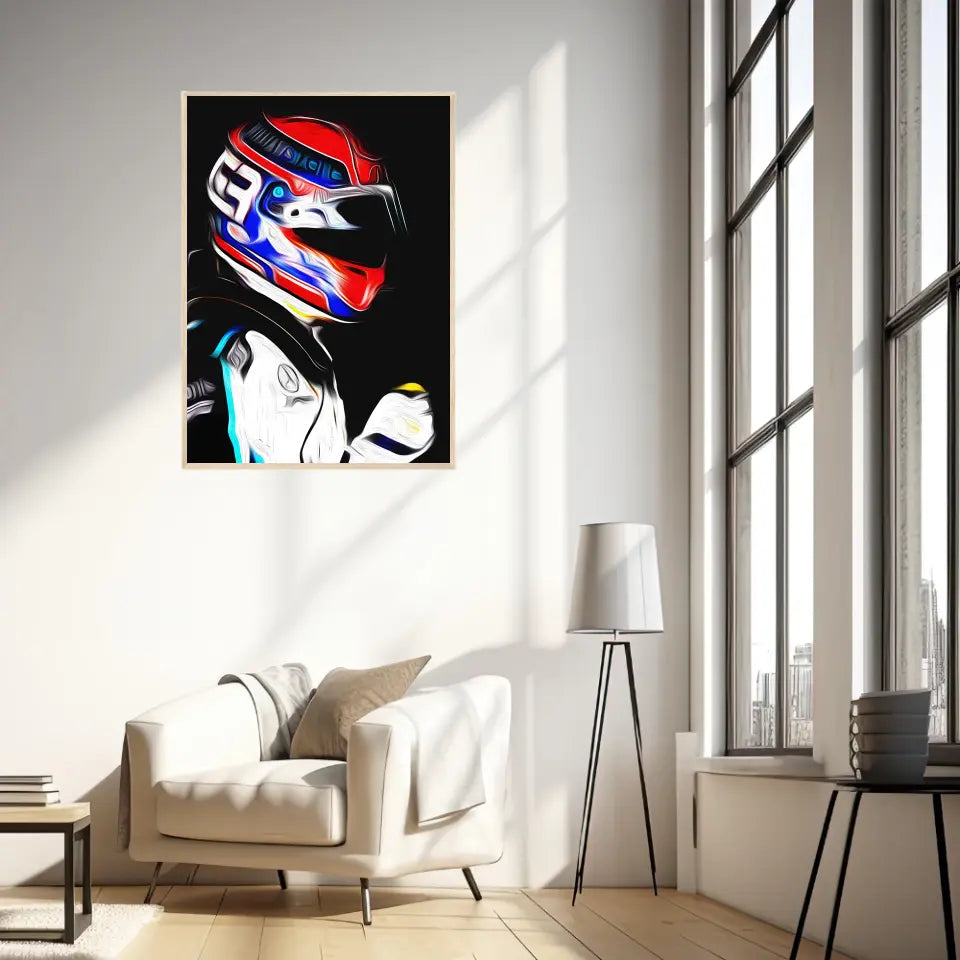 Affiche ou Tableau George Russell Williams 2021 Formule 1