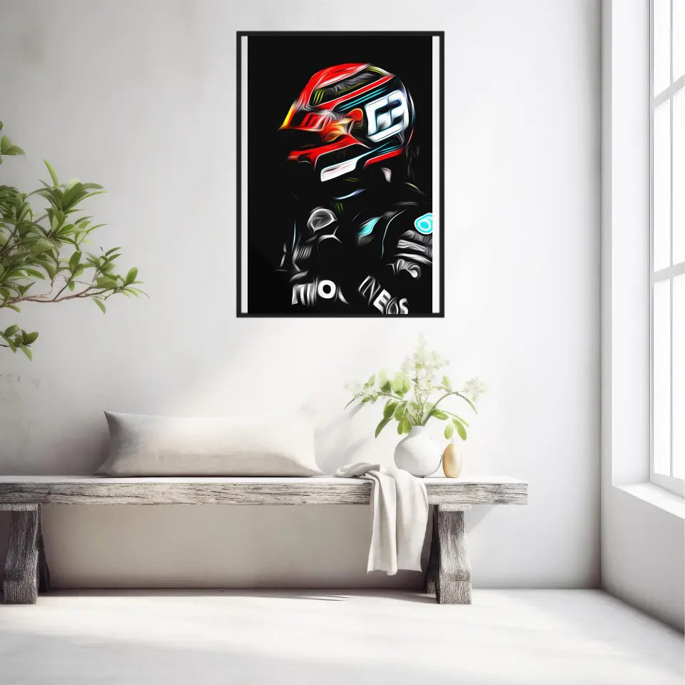 Affiche ou Tableau George Russell Mercedes 2020 Formule 1