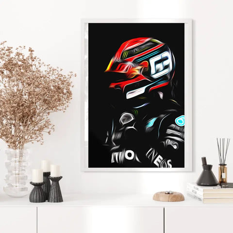 Affiche ou Tableau George Russell Mercedes 2020 Formule 1