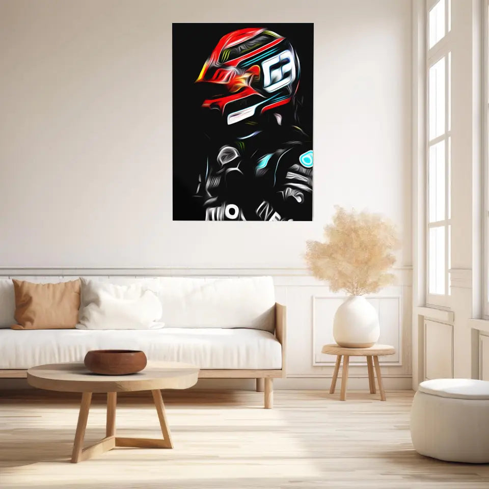 Affiche ou Tableau George Russell Mercedes 2020 Formule 1