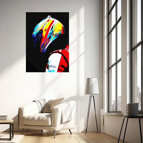 Affiche et Tableau Fernando Alonso Ferrari 2013 Formule 1