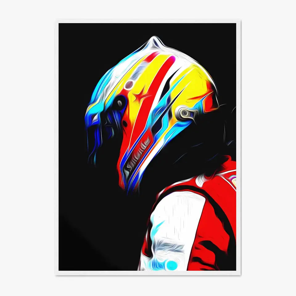 Affiche et Tableau Fernando Alonso Ferrari 2013 Formule 1