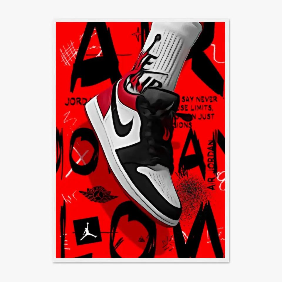 Affiche et Tableau Pop Art de Sneaker Nike Air Jordan