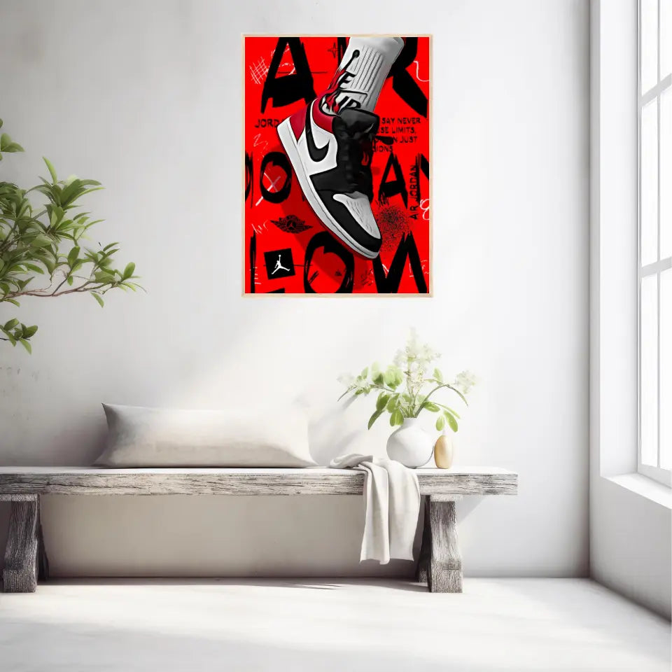 Affiche et Tableau Pop Art de Sneaker Nike Air Jordan